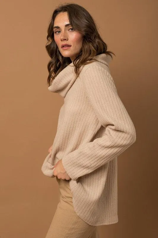 Lala Long Sleeve Turtleneck Top