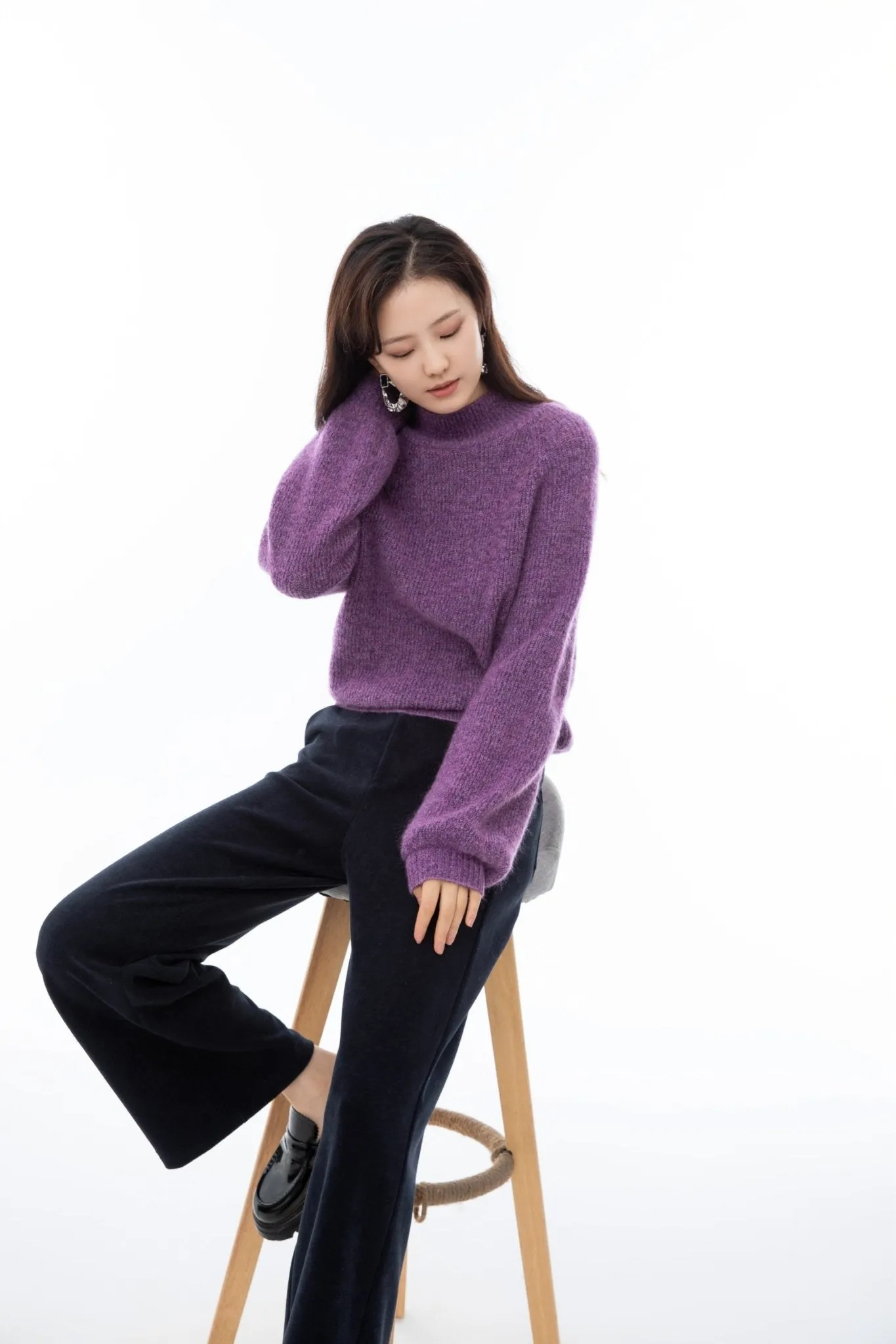 Lavender Wool Sweater