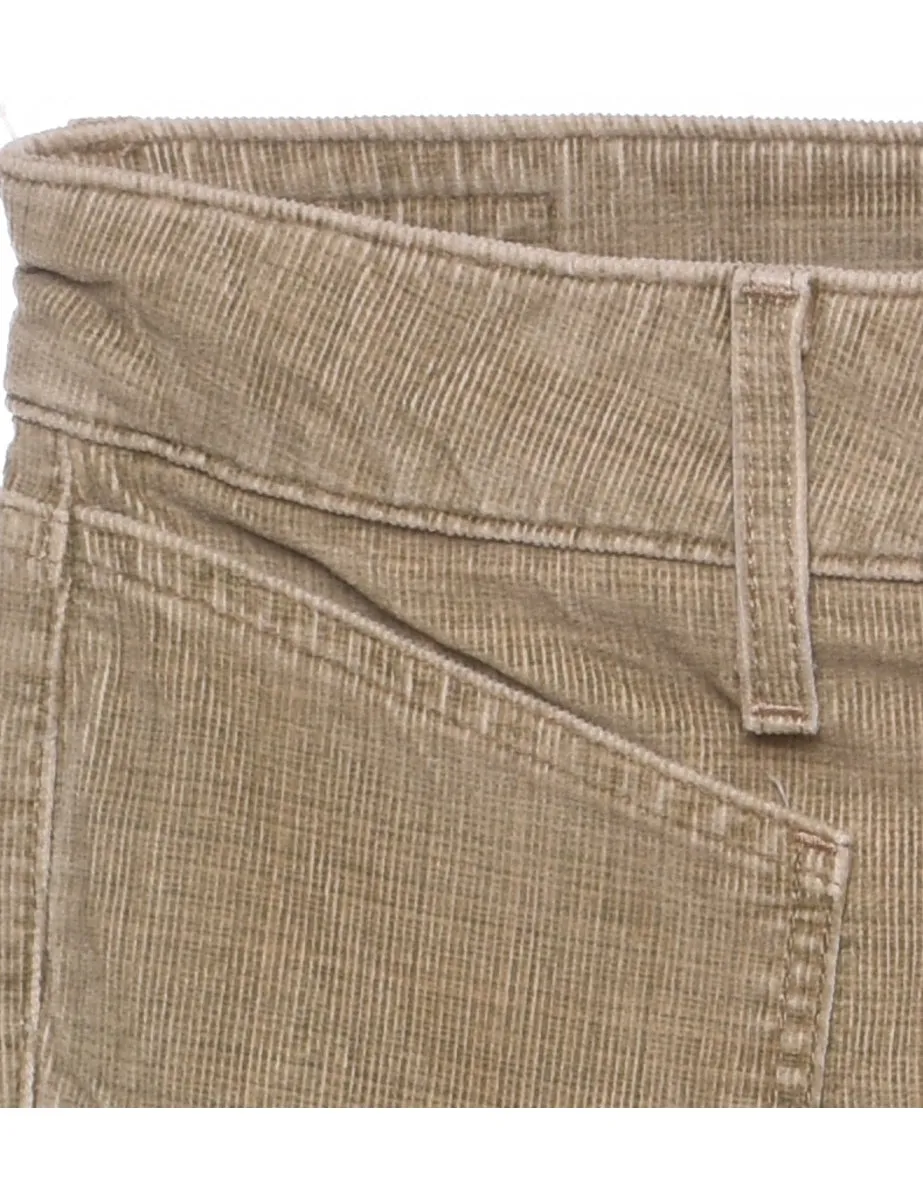 Light Brown Lei 1990s Corduroy Trousers - W30 L31