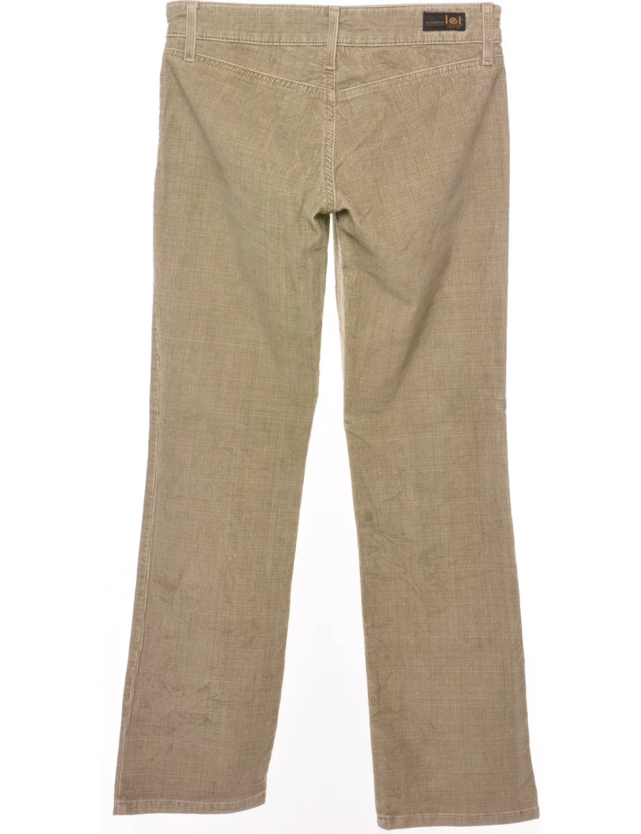 Light Brown Lei 1990s Corduroy Trousers - W30 L31