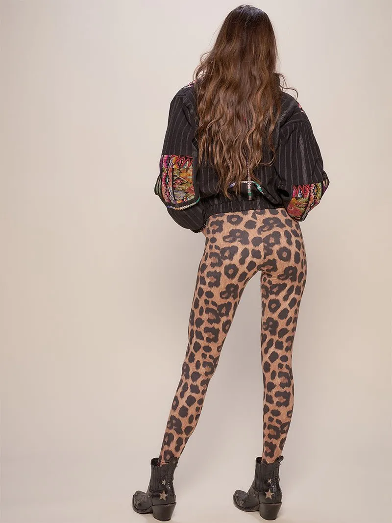 Limited Edition Jaguar Velvet Leggings