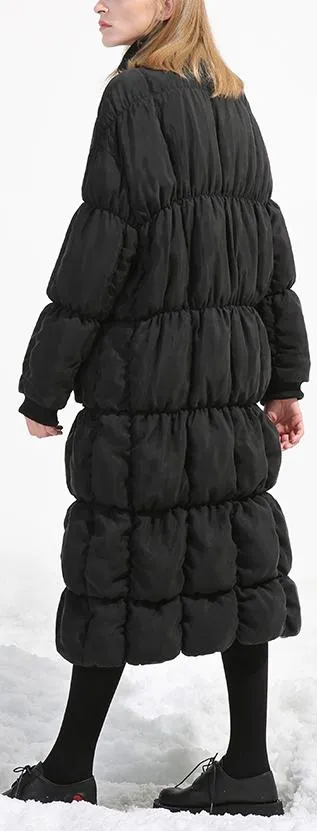 Long Black Puffer Coat