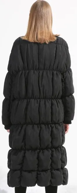 Long Black Puffer Coat