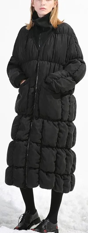 Long Black Puffer Coat