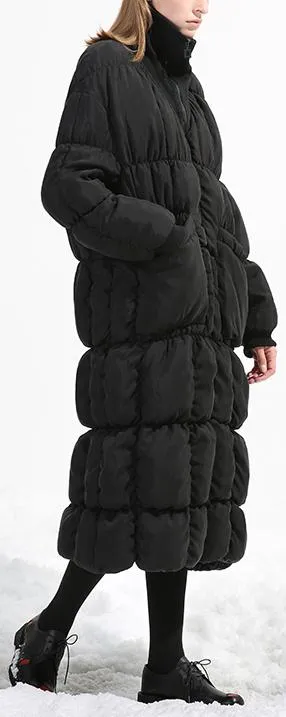 Long Black Puffer Coat