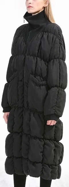 Long Black Puffer Coat