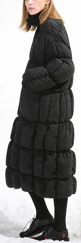 Long Black Puffer Coat