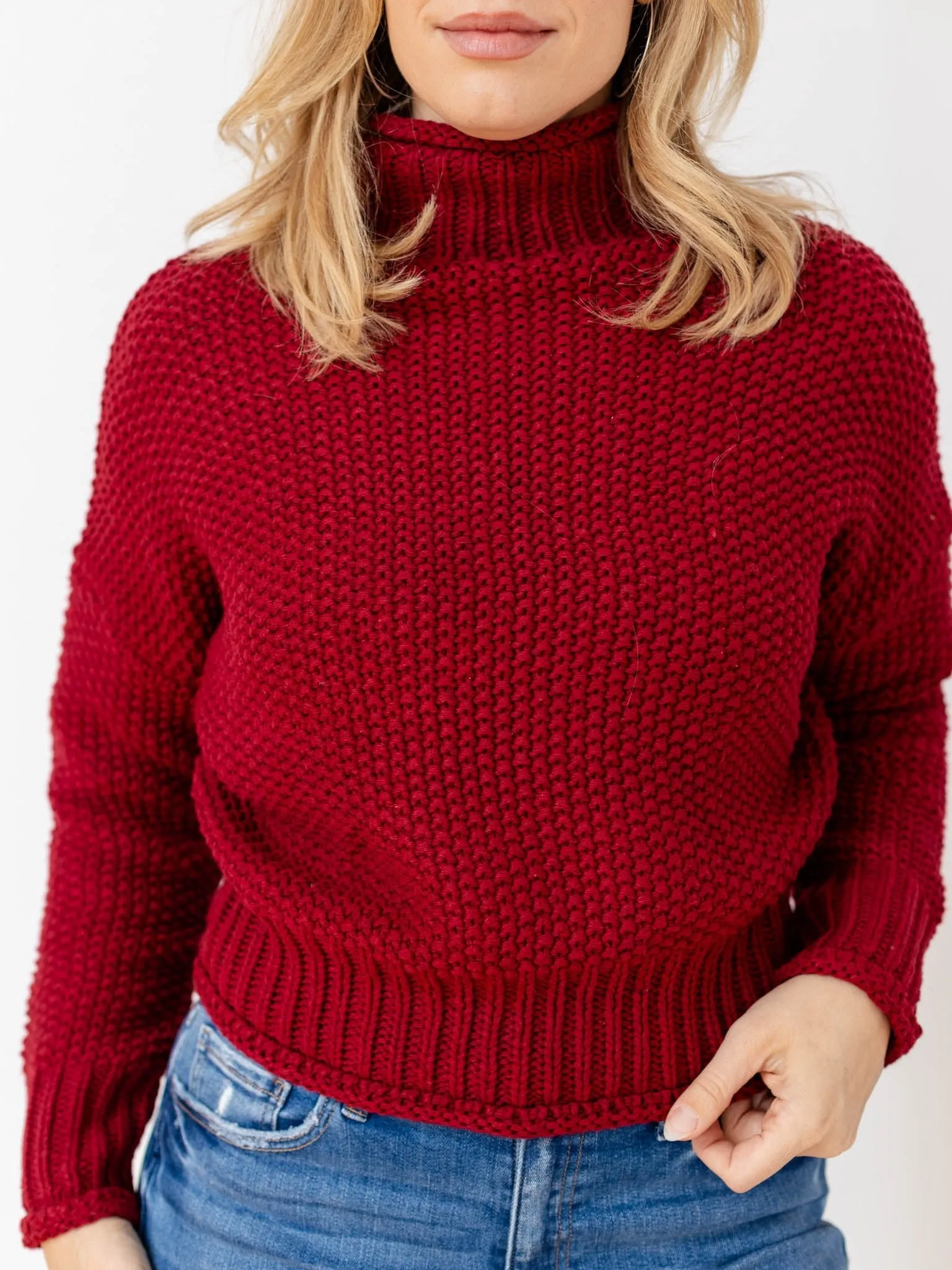 Long Sleeve Turtle Neck Sweater