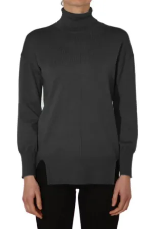 Long Sleeve Turtleneck - Black