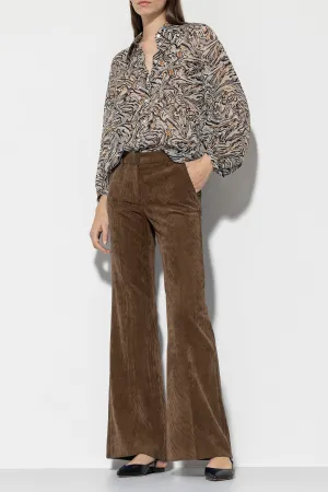 LUISA CERANO Brown Corduroy Trousers