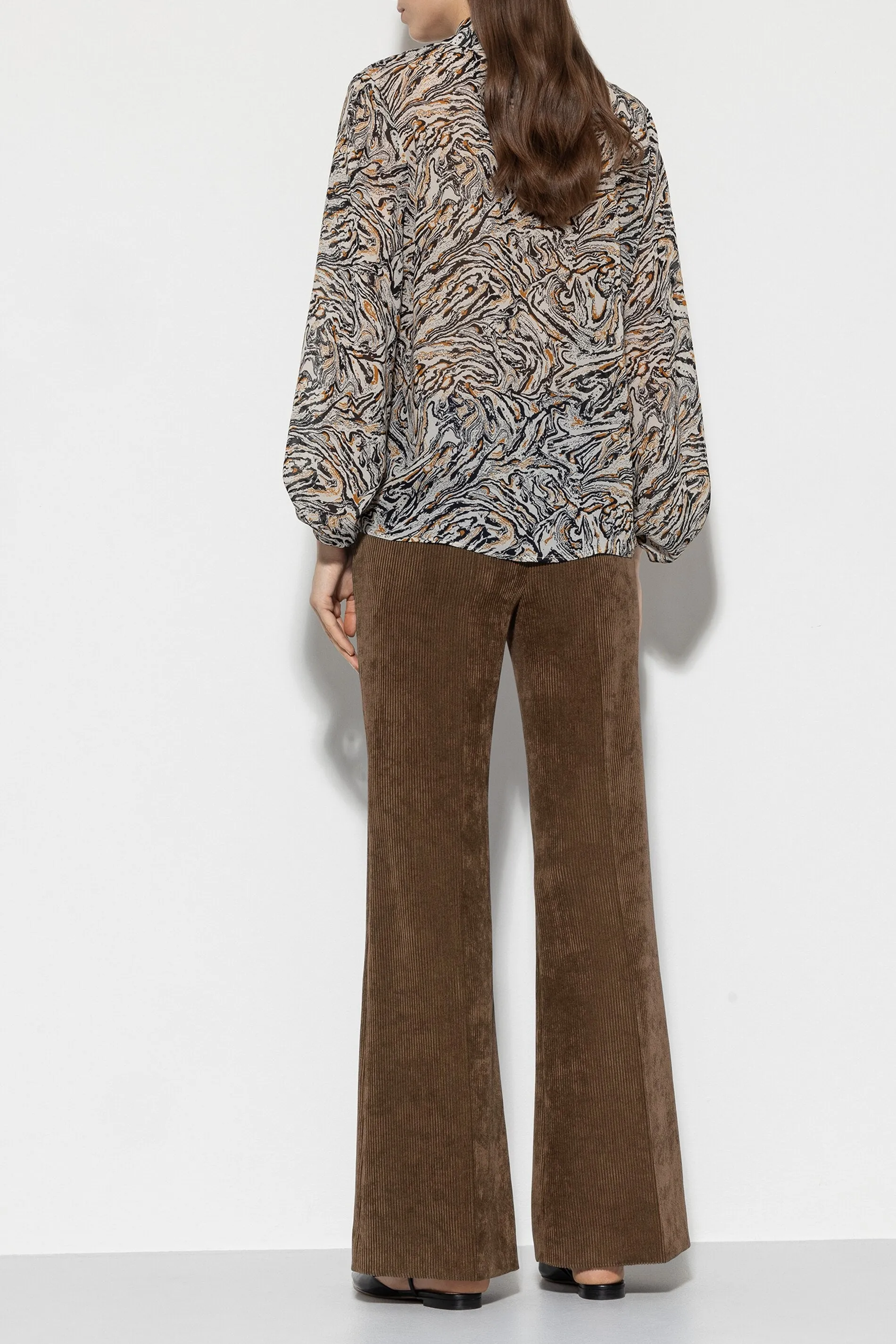 LUISA CERANO Brown Corduroy Trousers