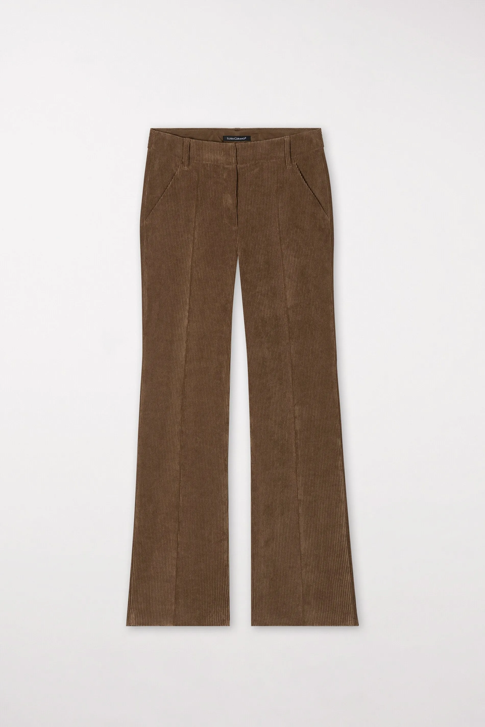 LUISA CERANO Brown Corduroy Trousers