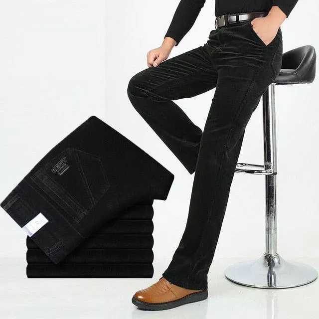 Men's Straight Leg Corduroy Pants