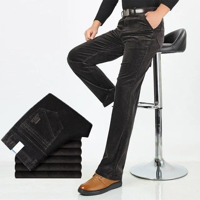 Men's Straight Leg Corduroy Pants