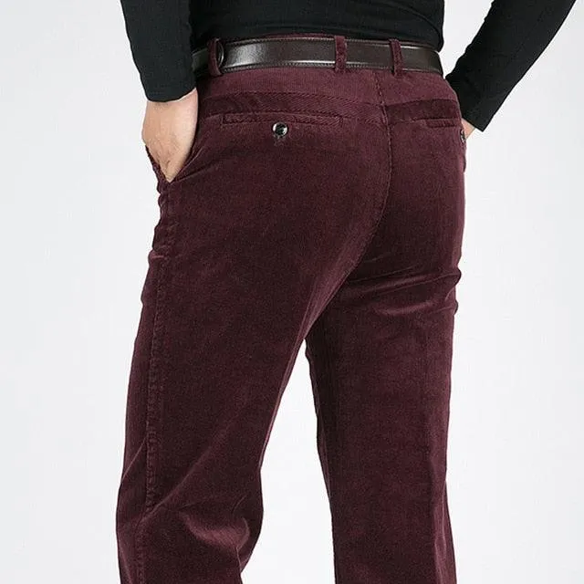 Men's Straight Leg Corduroy Pants