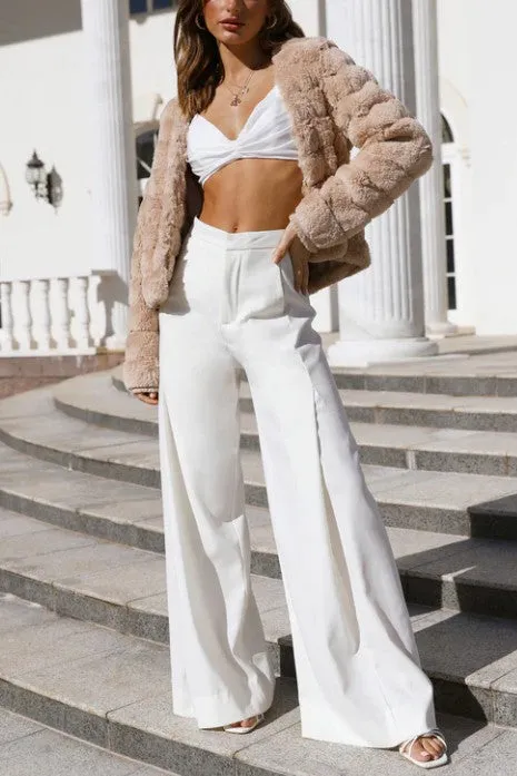 Metropolitan Luxe Faux Fur Jacket