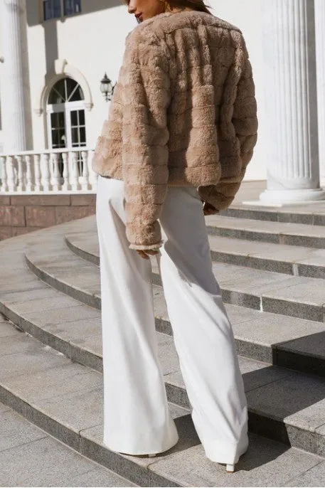 Metropolitan Luxe Faux Fur Jacket