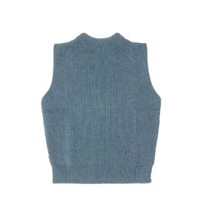 Navy Vest Light Indigo