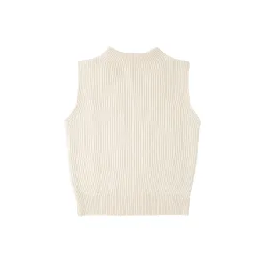 Navy Vest Off-White