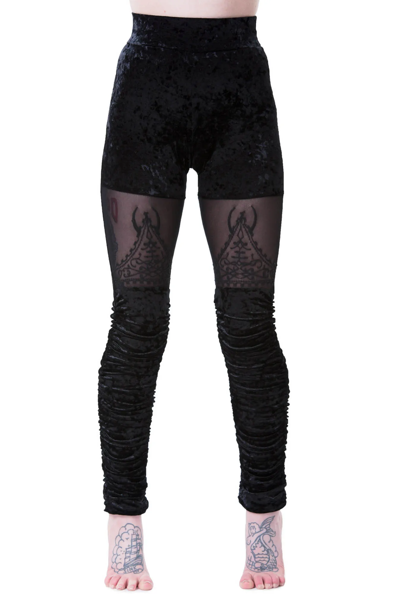 Nightshade Velvet Leggings [B]