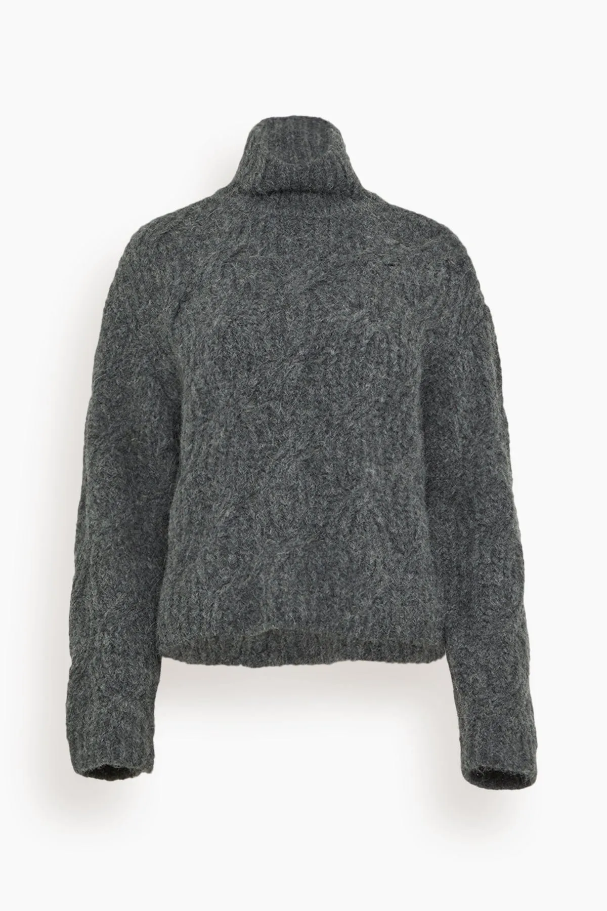 Opaline Knit Top in Dark Heather Grey