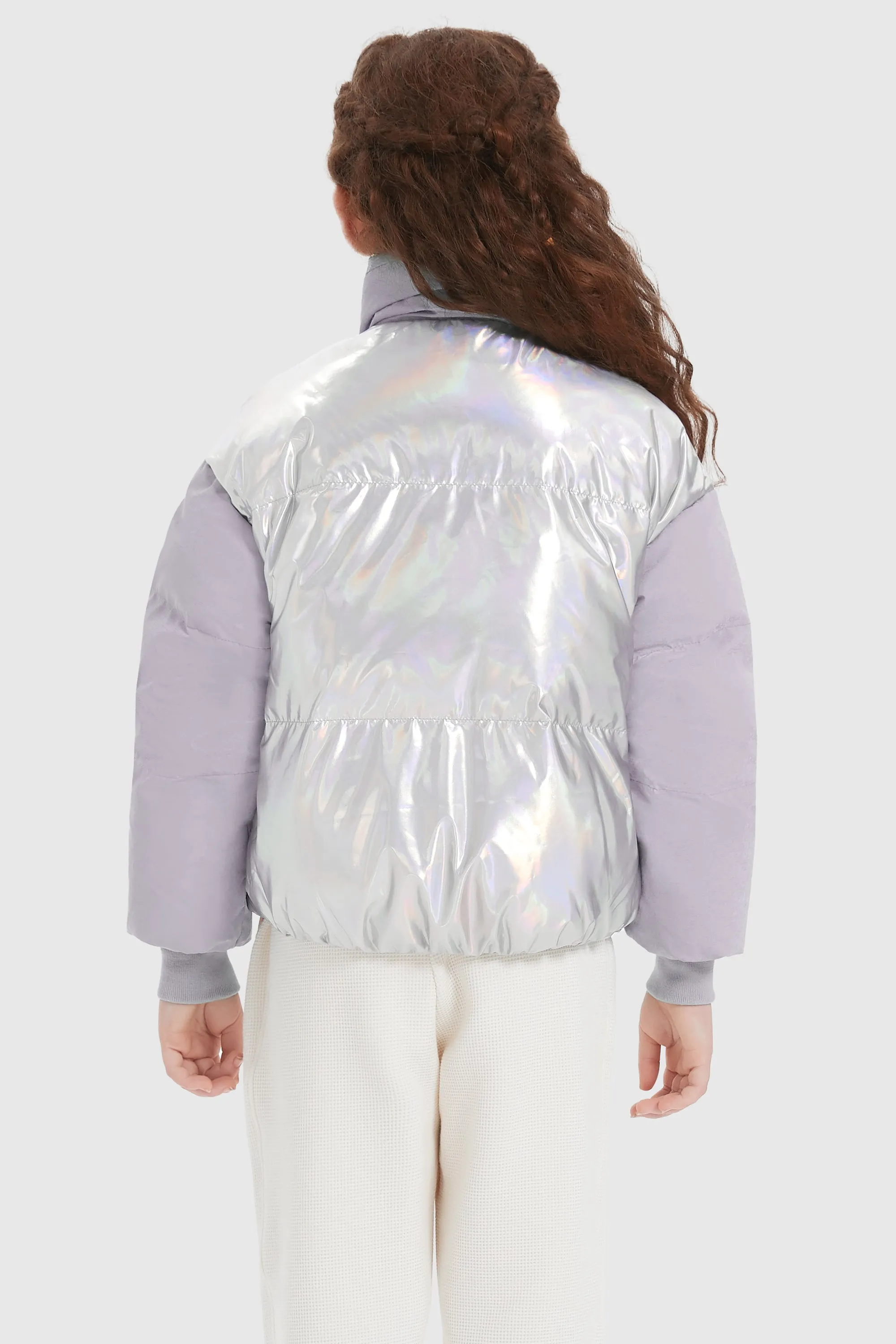 Puff-O Colorlay Kids Cropped Puffer