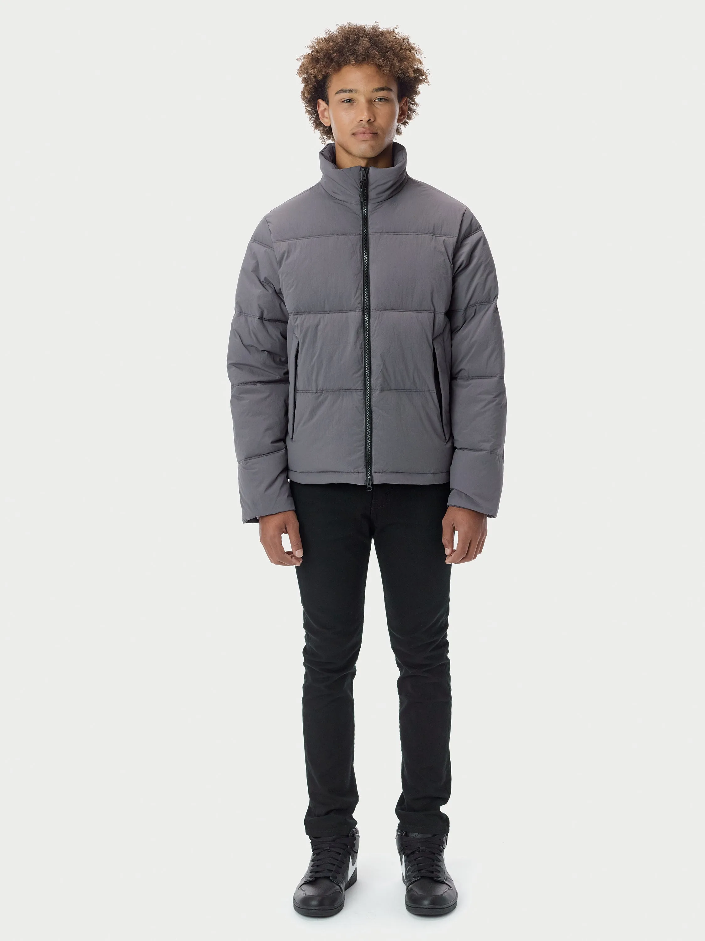 Puffer Coat - Grey