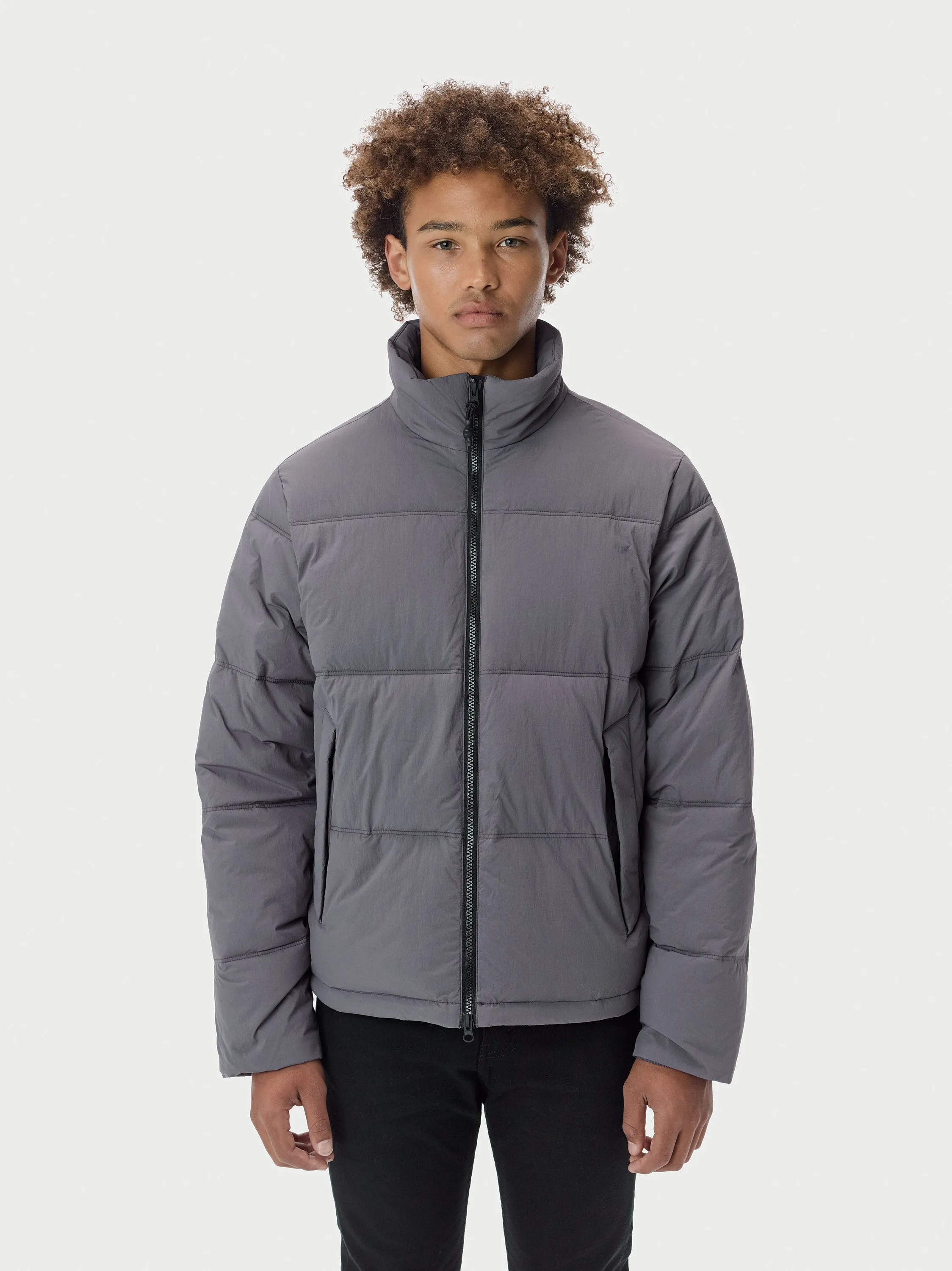 Puffer Coat - Grey