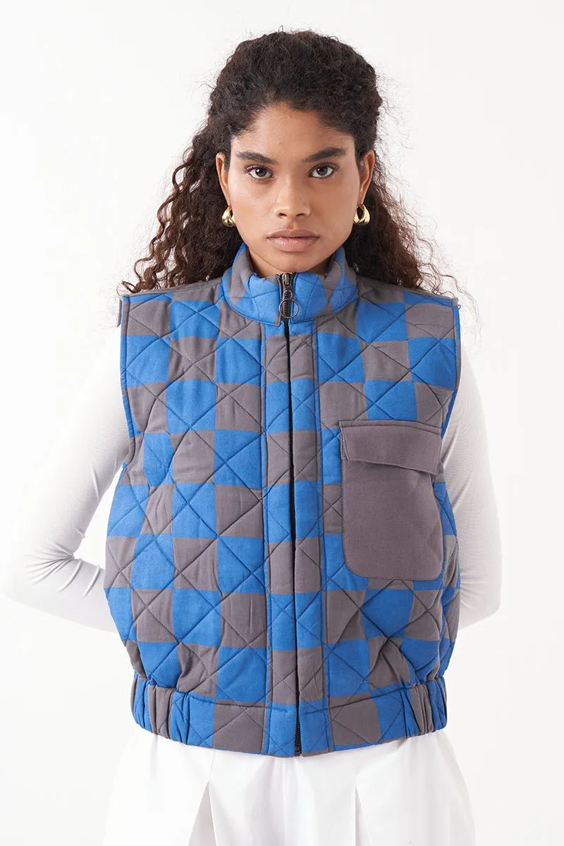 Quilted Short Jacket Co-Ord (Set Of 2)