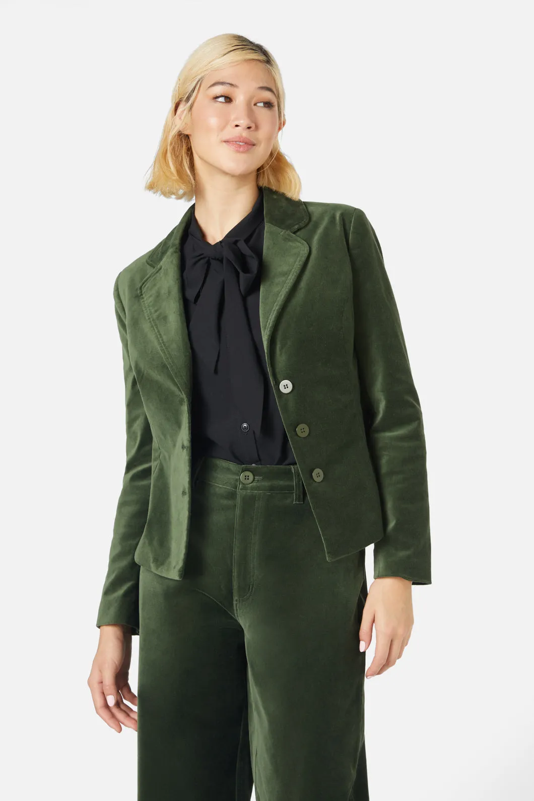 Rachel Velvet Blazer