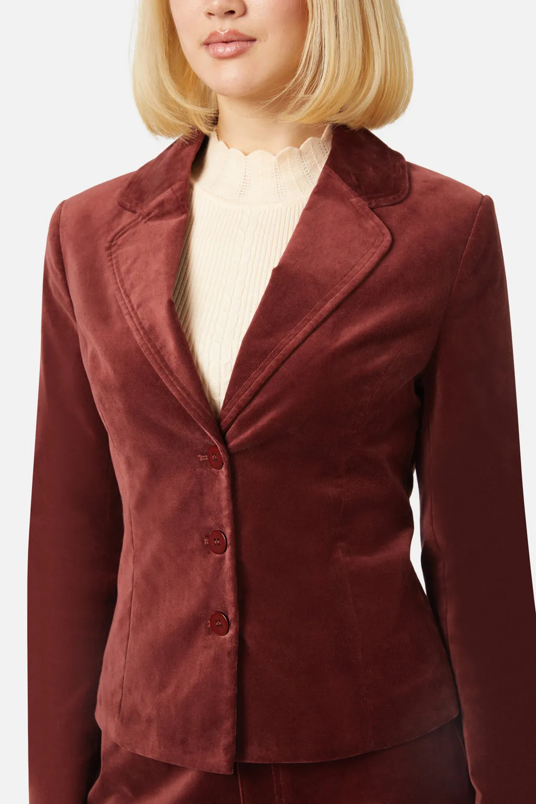 Rachel Velvet Blazer