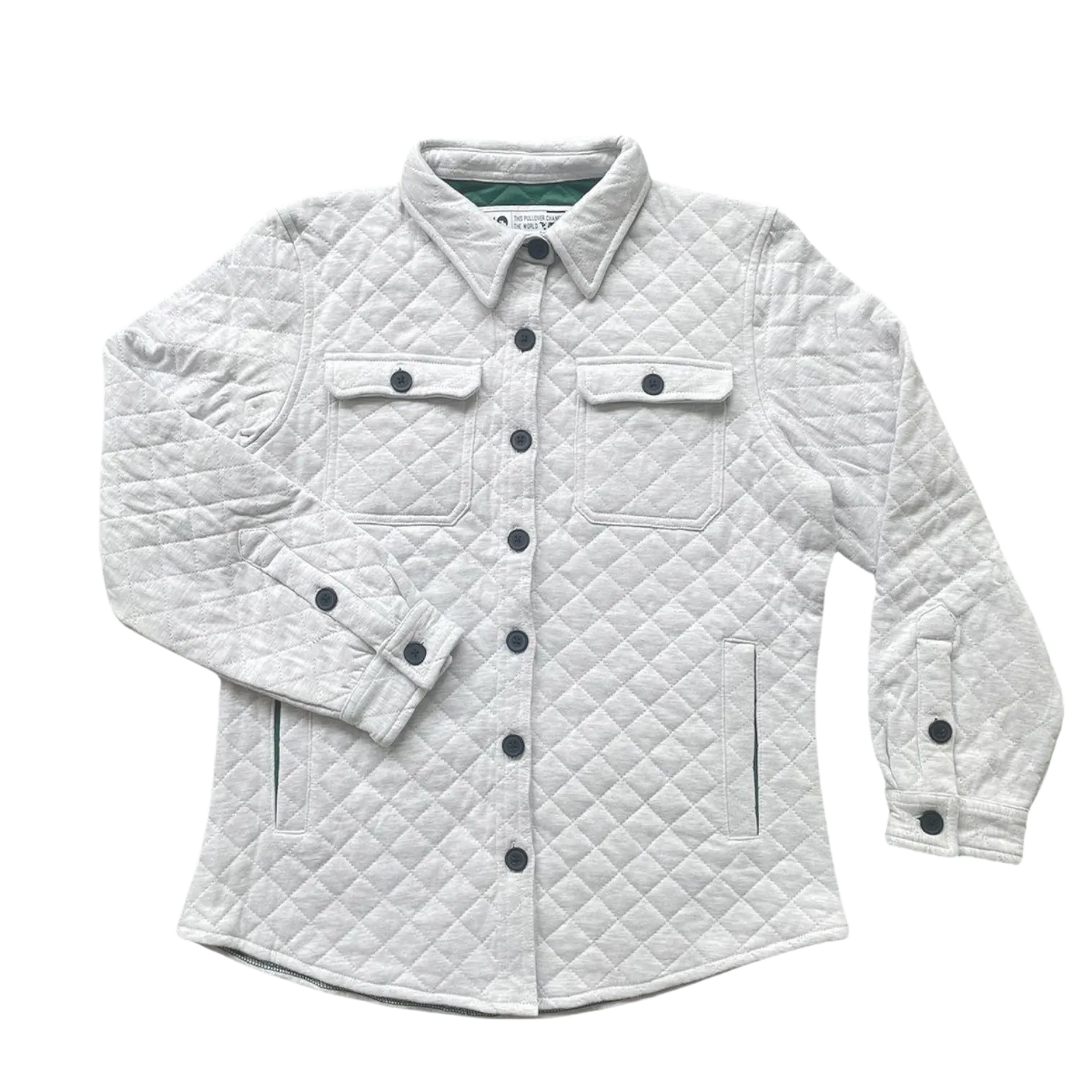 RckMnky White Quilted Jacket