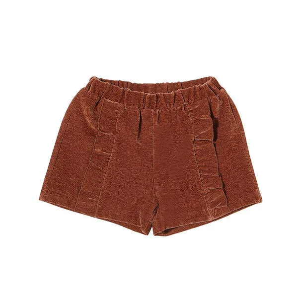 Rust Paisley Shorts