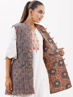 Shishir Nalini Quilted Reversible Sleeveless Jacket