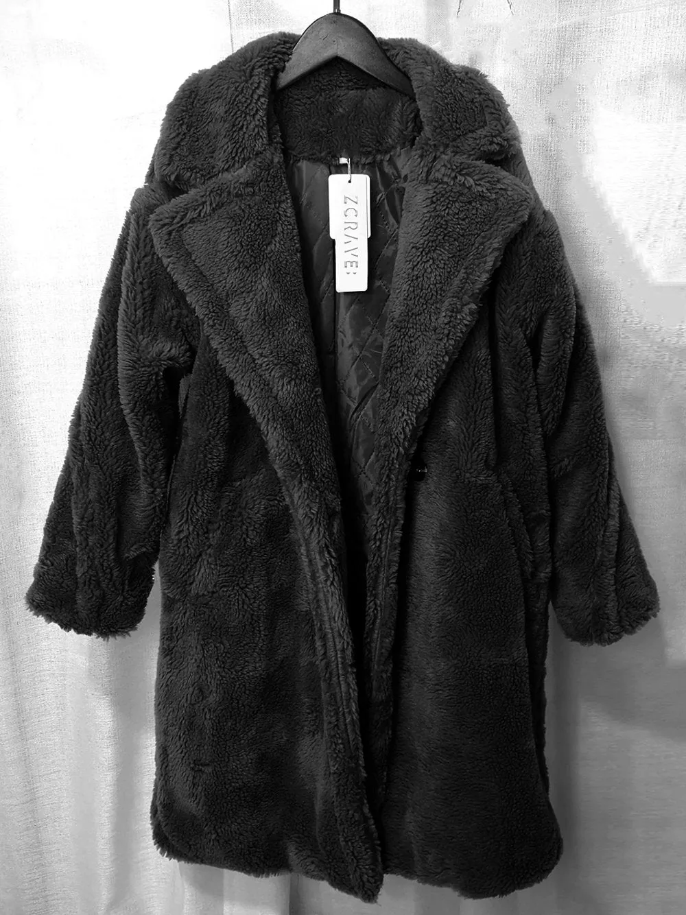 SIMBO Faux Fur Teddy Bear Coat