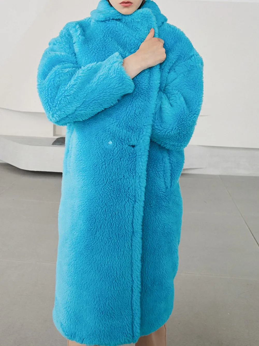 SIMBO Faux Fur Teddy Bear Coat