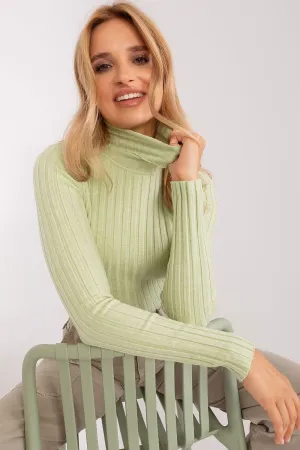 Turtleneck Sweater Green Lime