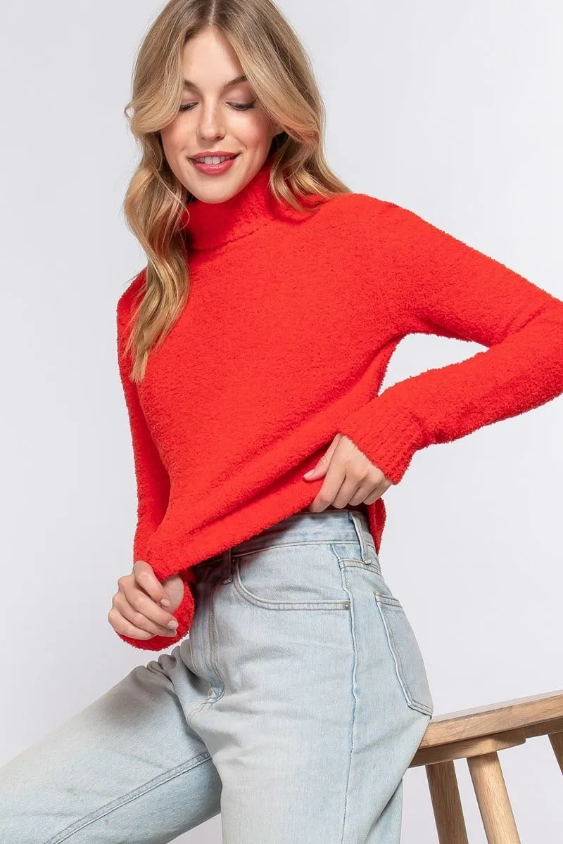 Turtleneck sweater top