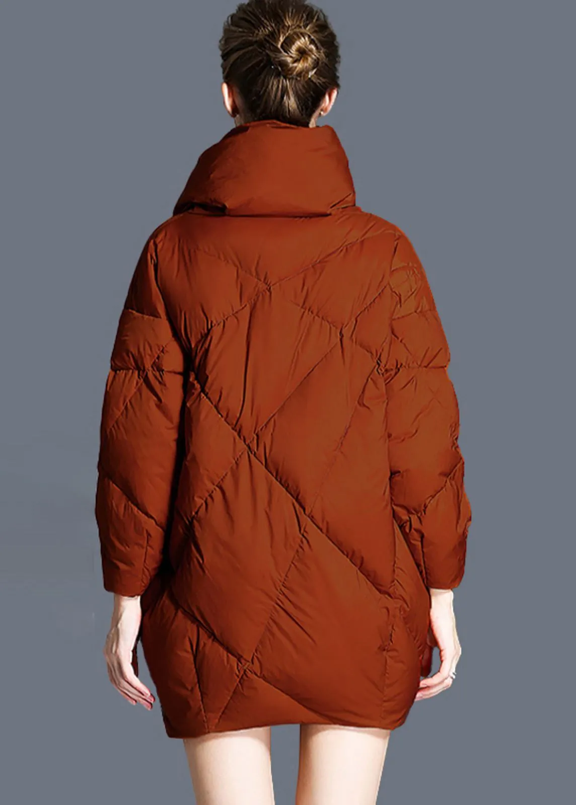 Utility Collar Cocoon Down Puffer Coat