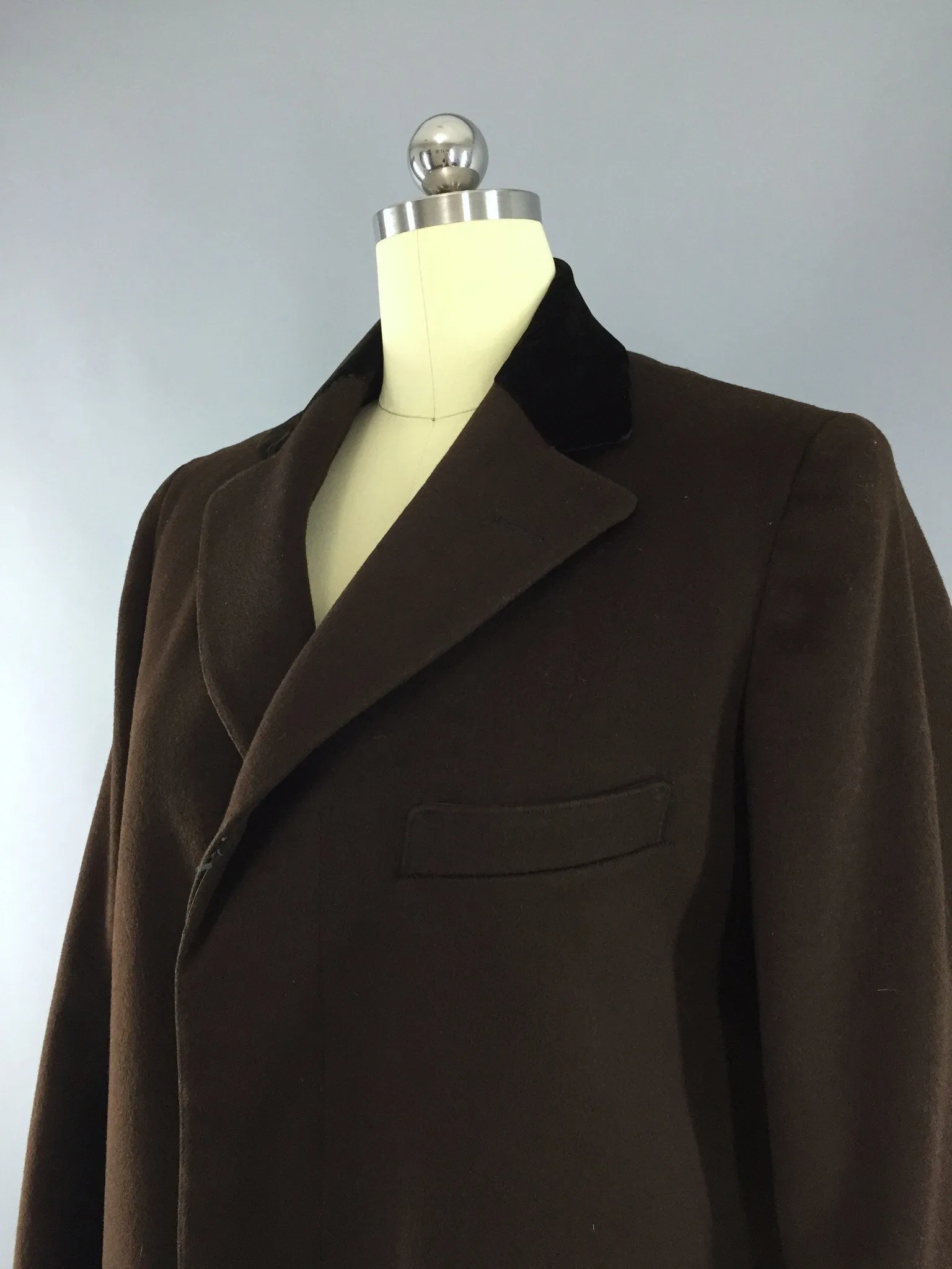 Vintage 1910s - 1920s BEEKAY Men's Chesterfield Coat