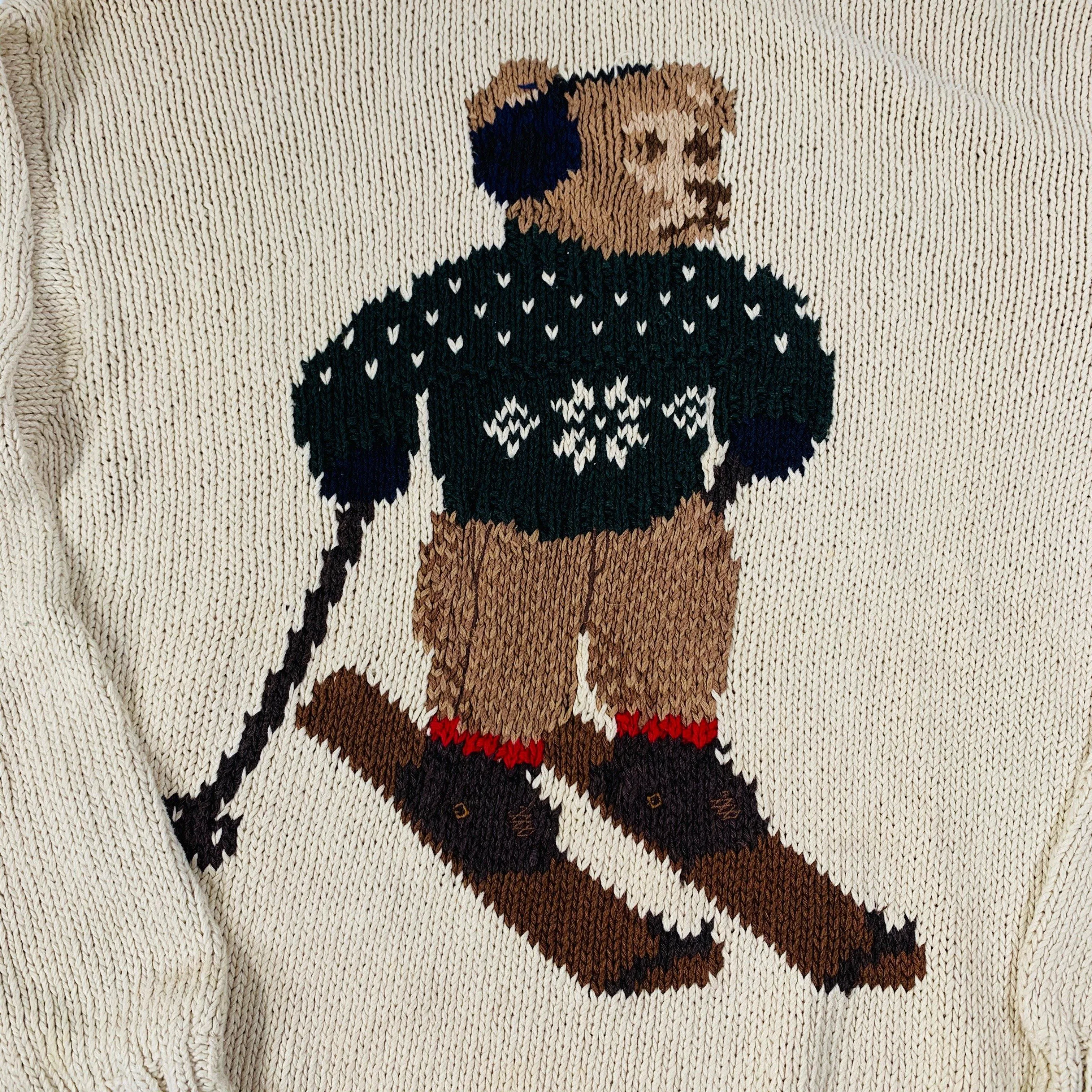 Vintage Polo Ralph Lauren "Ski Bear" Turtleneck Sweater