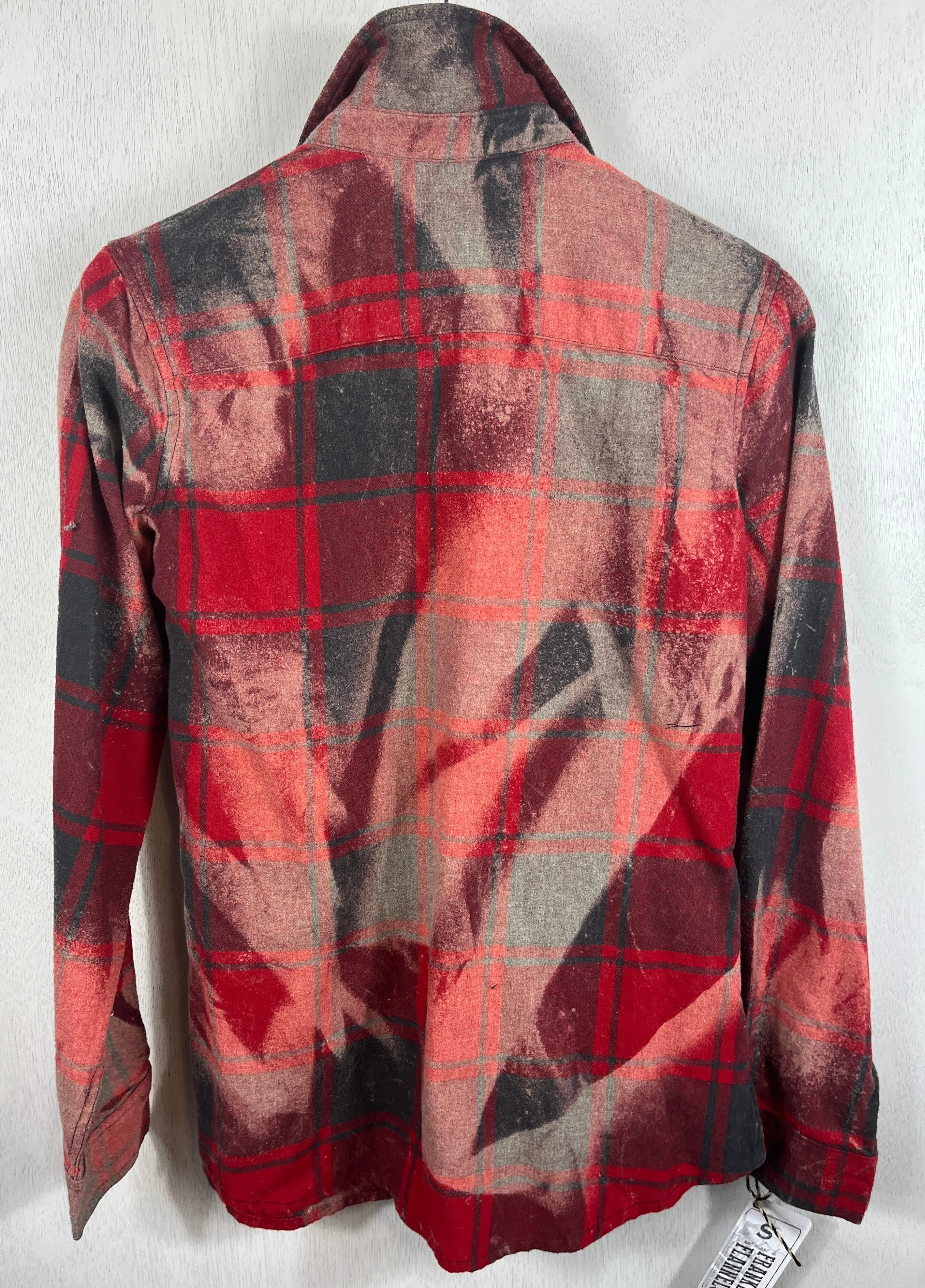 Vintage Red and Grey Flannel Size Small