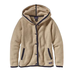 W's Shearling Fleece Hooded Cardigan