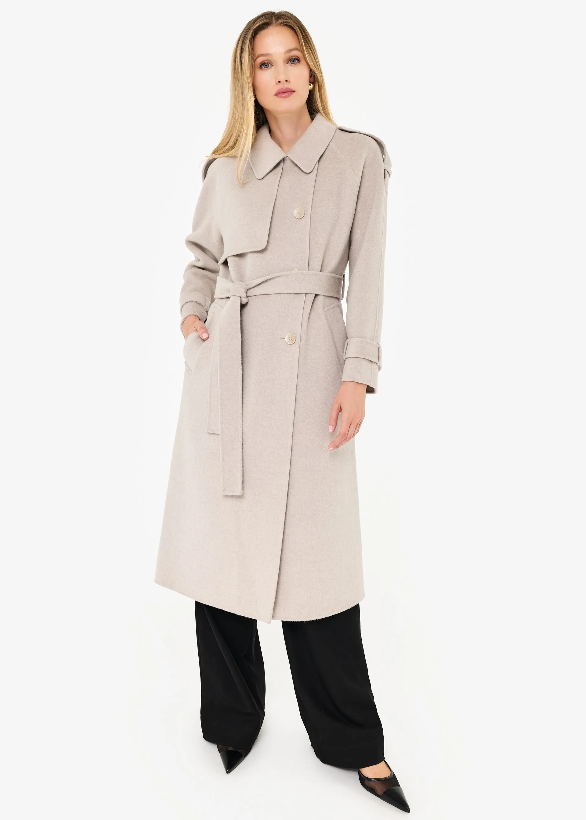 Yennifer Trench Coat Vapor